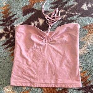 TNA Light Pink salmon Size Small tube halter Top